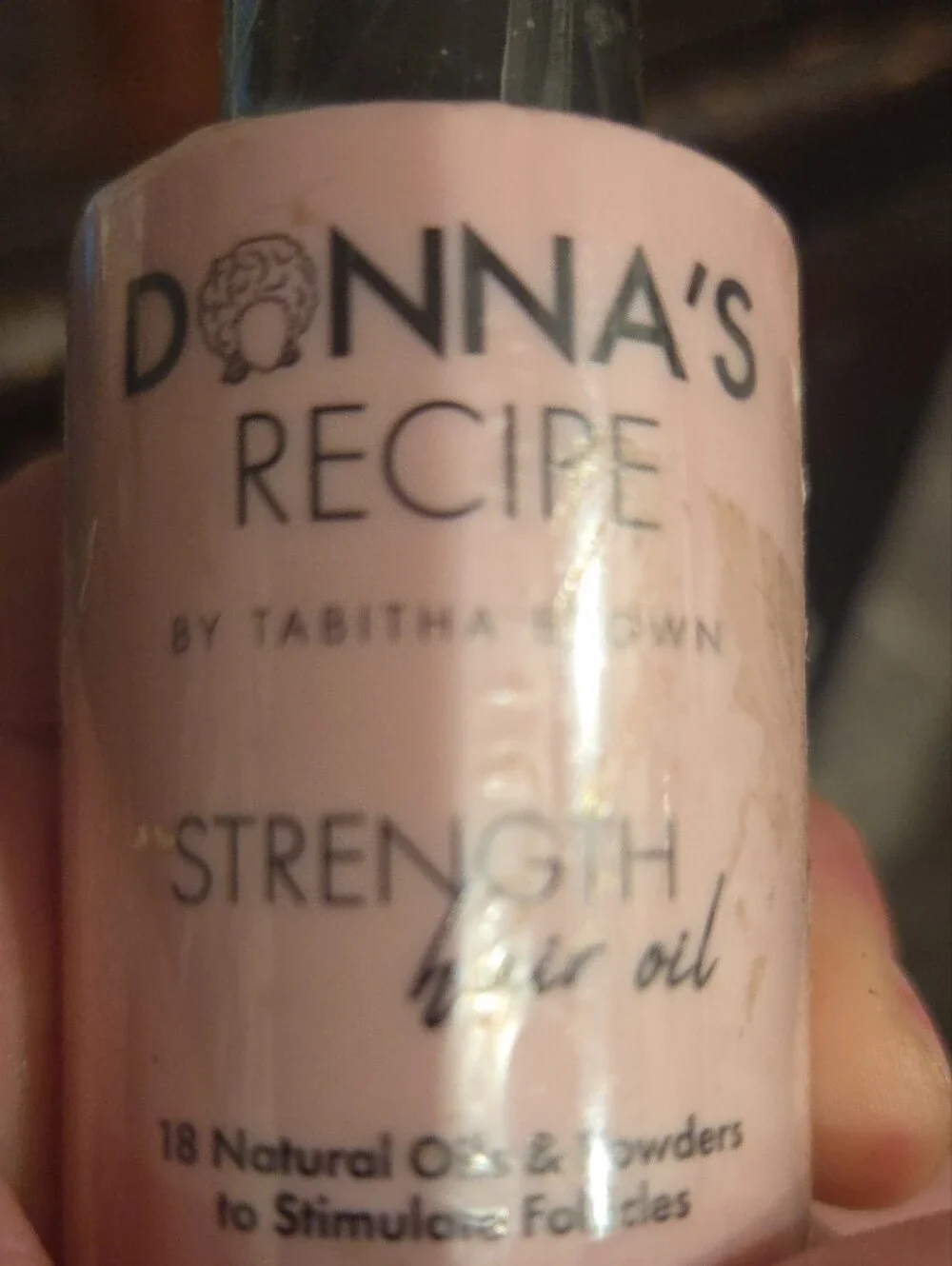 Donna's Recipe Strength Hair Oil — Pink